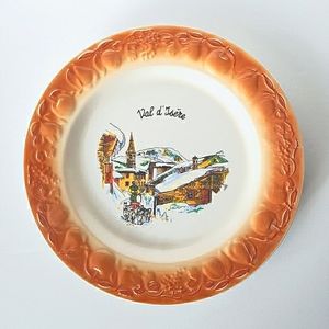 Val d' Isere France Souvenir Plate